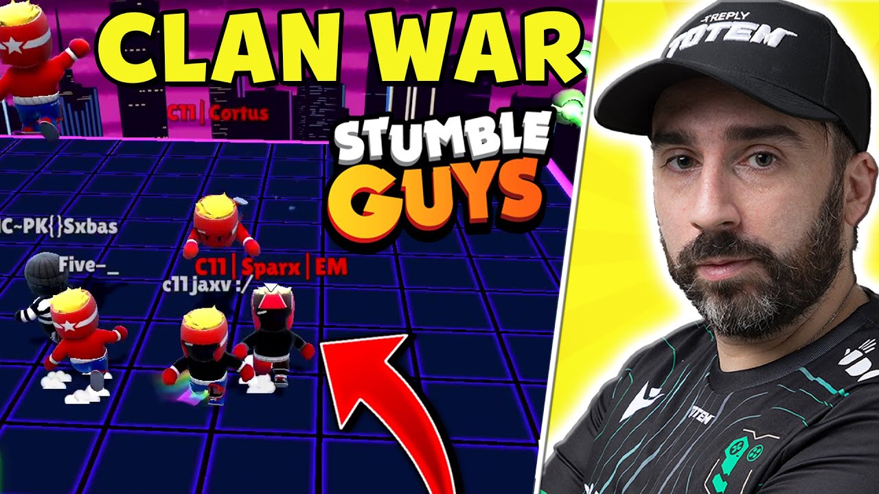TORNANO le CLAN WARS con i C11 su STUMBLE GUYS - C11 vs HC