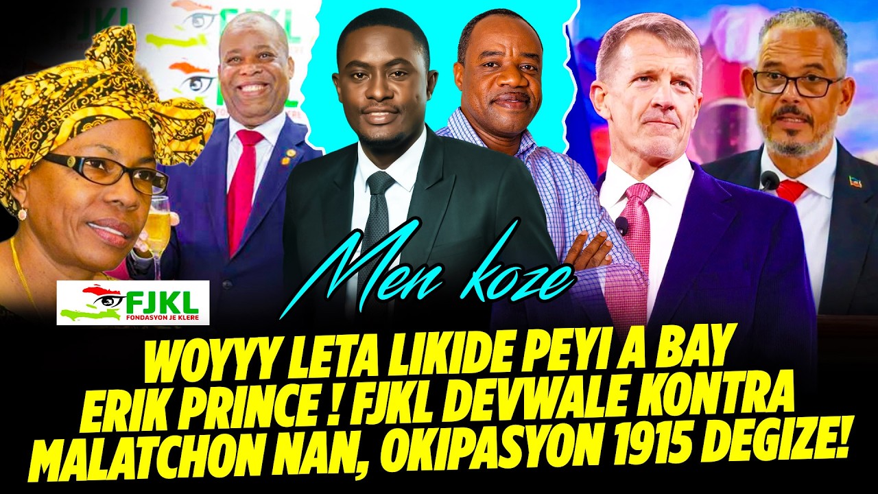 WOYYY LETA LIKIDE PEYI A BAY ERIK PRINCE ! FJKL DEVWALE KONTRA MALATCHON NAN, OKIPASYON 1915 DEGIZE