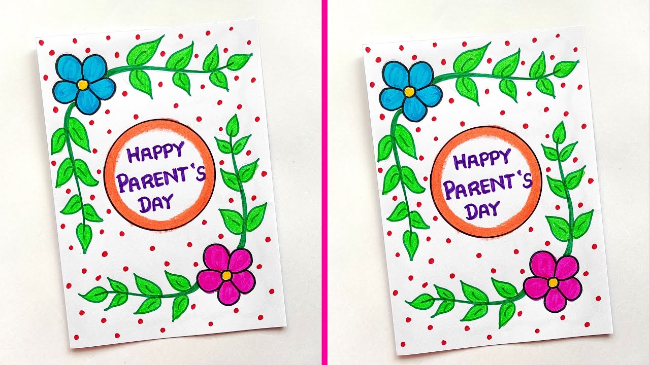 Easy Parent's Day Card Idea | Parent's day Greeting card | Handmade Parent's Day Card | Gift Card