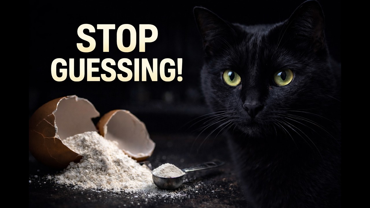 How to Balance Calcium in Homemade Cat Food (Eggshell Method)