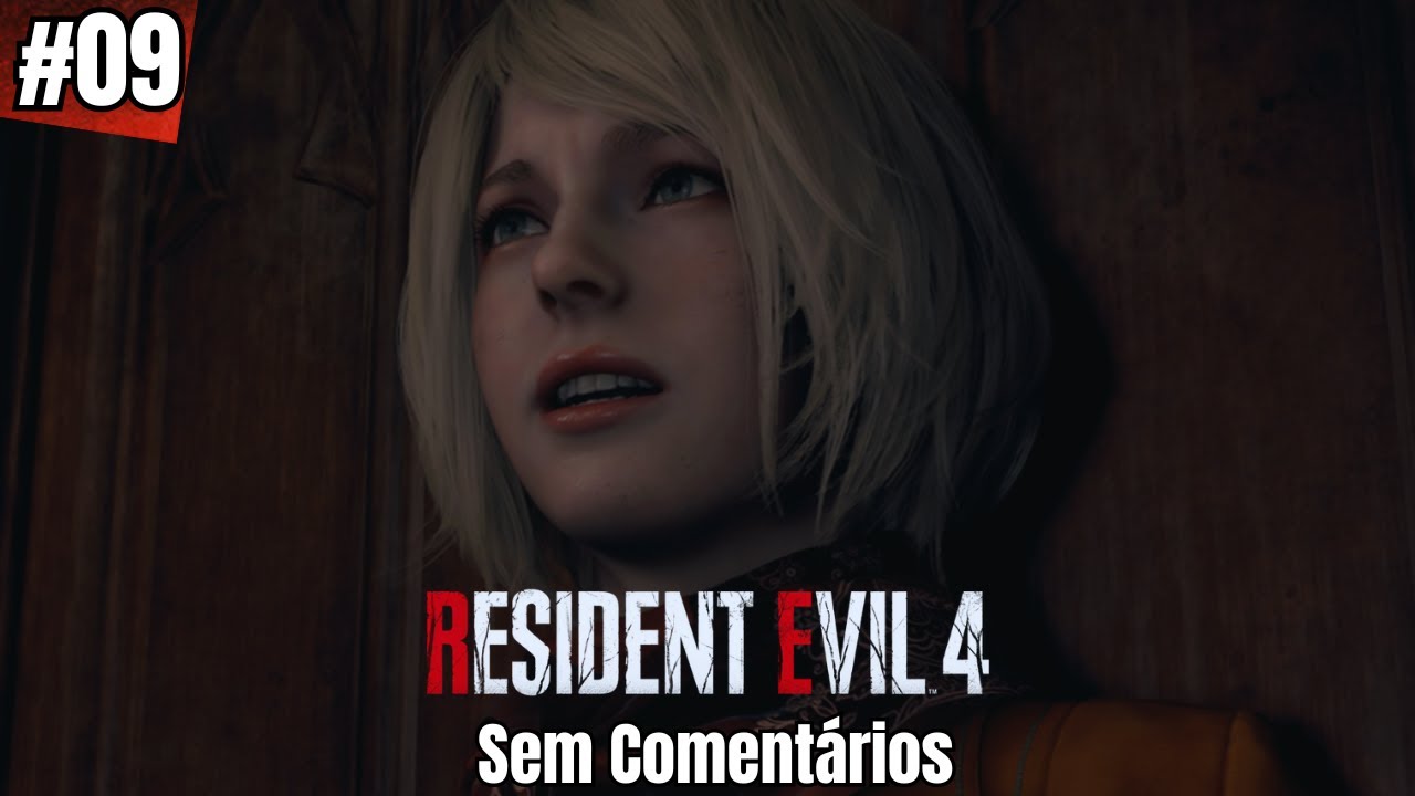 RESIDENT EVIL 4 REMAKE: Gameplay Com a Ashley?! (Sem Comentários) 4K 60FPS #09
