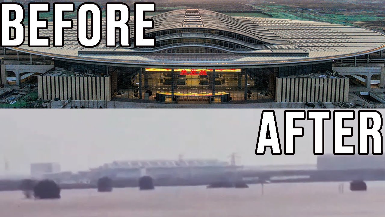 Shocking! China's Billion Dollar Railway Station is Now Underwater!