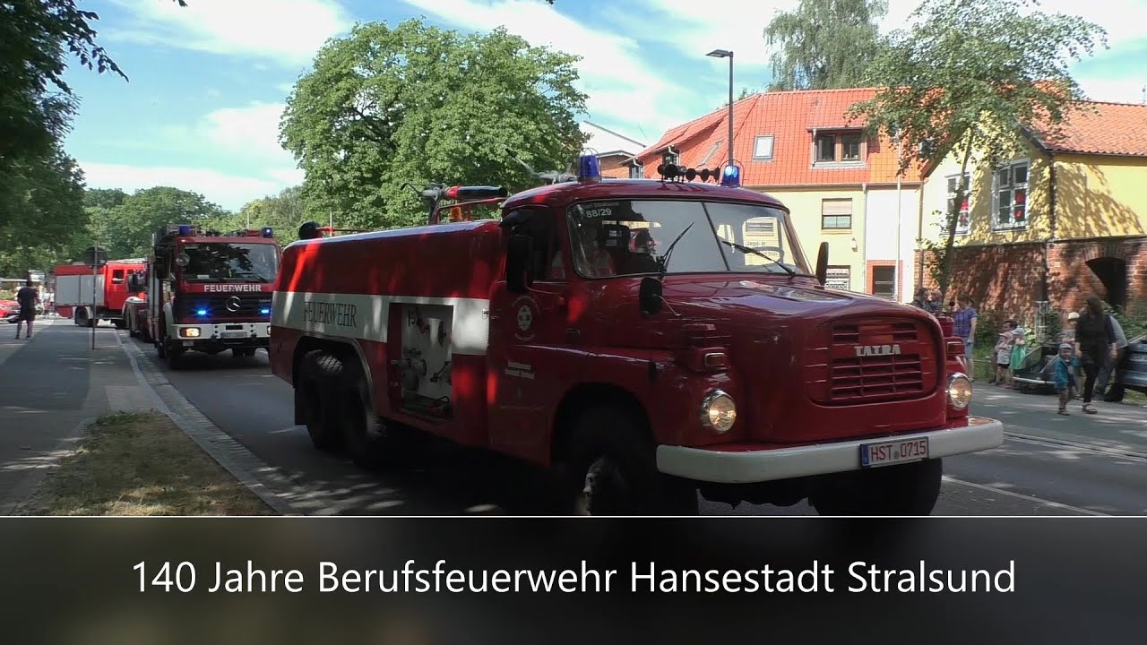 [Festumzug] 140 Jahre Berufsfeuerwehr Hansestadt Stralsund