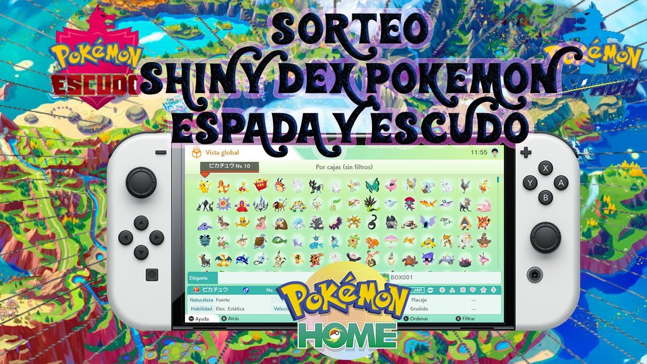😎🔰 SORTEO DE SHINY DEX POKEMON ESPADA Y ESCUDO🔰