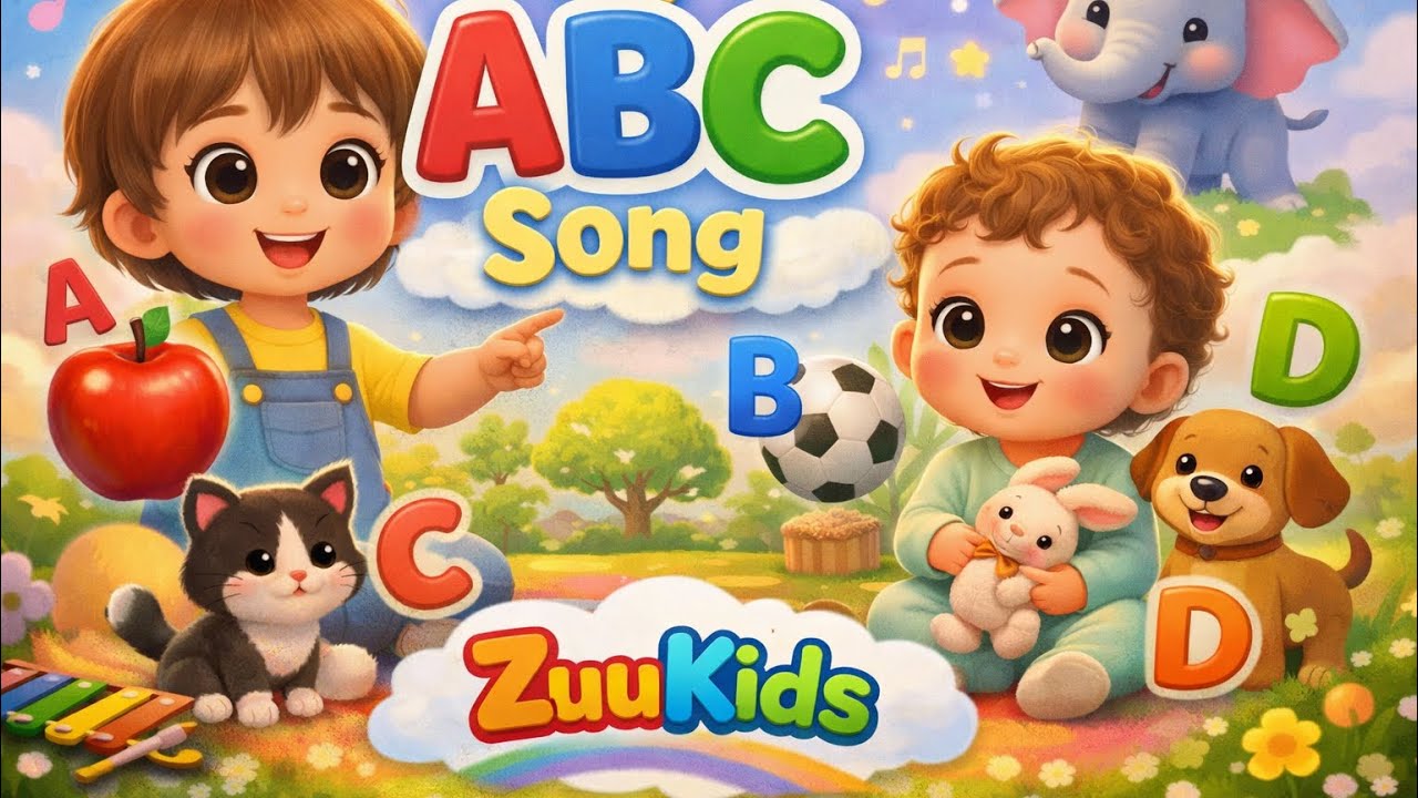 ABC Song for Kids | Learn the Alphabet Phonics & Letters | Nursery Rhymes