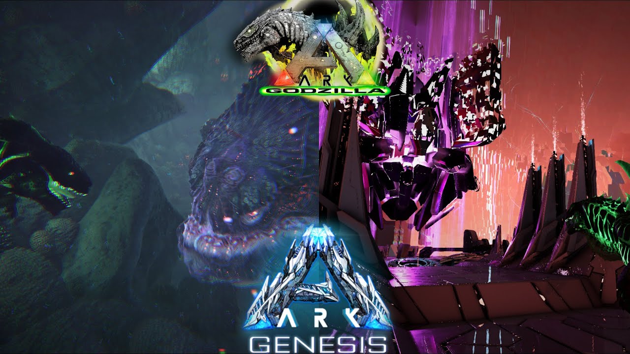 GodzillArk vs Alpha Moeder & Corrupted Master Controller | Genesis Final Cut Scene