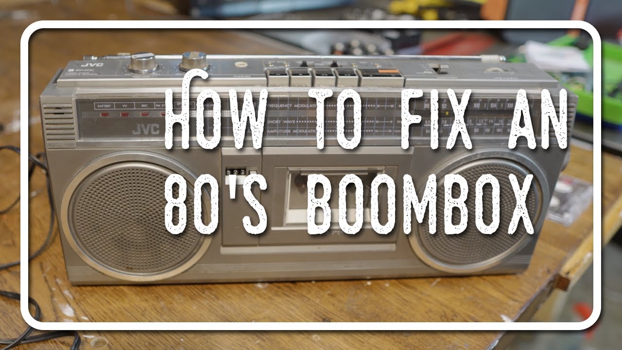 JVC RC-373JW Boombox Restoration