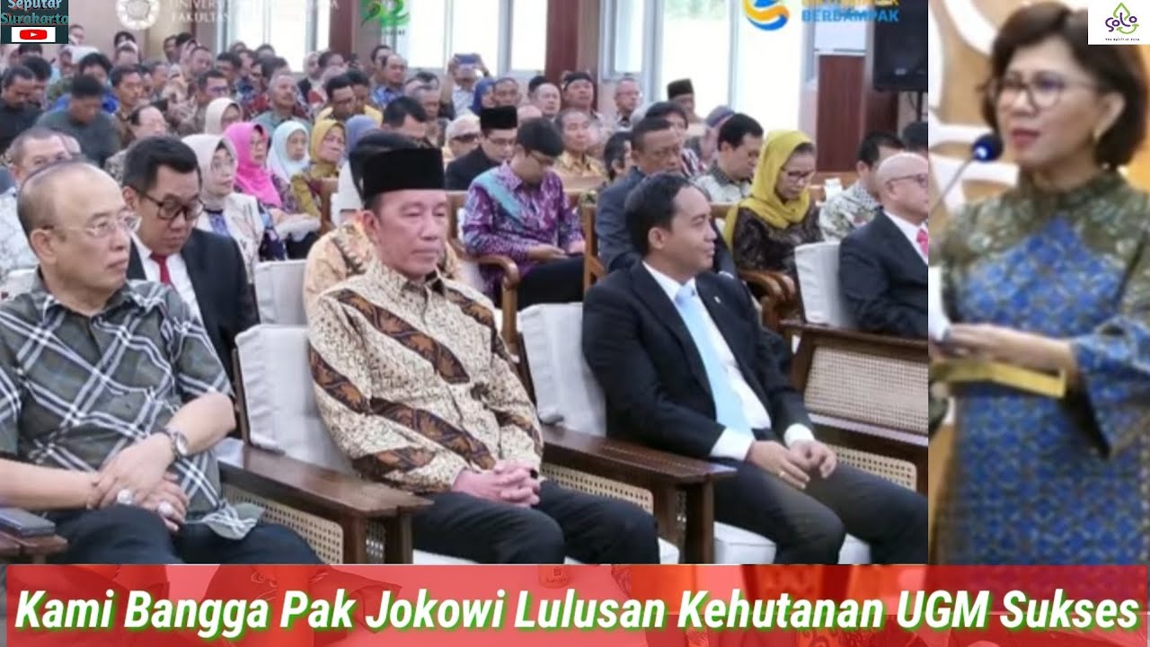Jokowi Tib2 Datangi Kampus Fakultas Kehutanan UGM, Rektor Bangga Lulusan Sukses, Dies Natalis 62