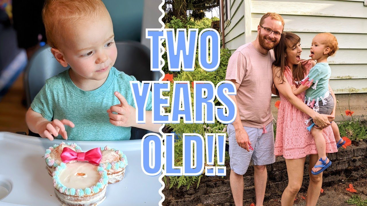 🎂 TWO YEARS OLD! My Toddler's 2nd Birthday Party 🛝 Homemade Minnie Mouse Cake!