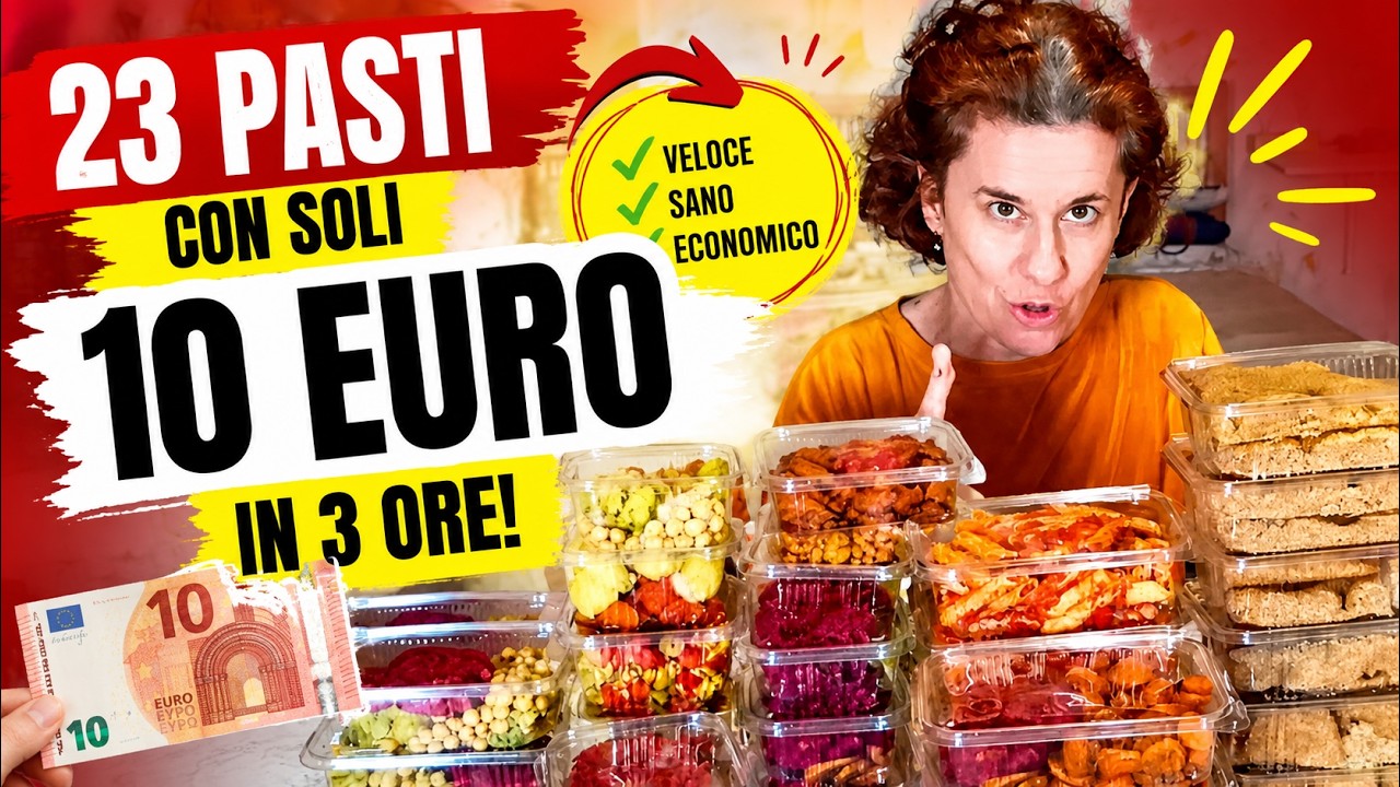 23 posiłki za 10 &euro;, gotowe w 3 godziny. Przygotowanie posiłk&oacute;w: Jak zorganizować posiłki! Pełny p...