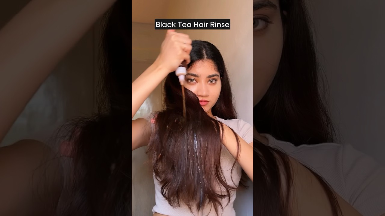 Tea water for hair