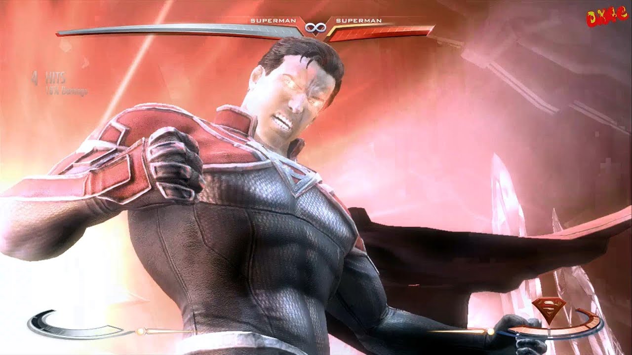 Injustice Gods Among Us Superman Godfall costume Ladder Walkthrough with final boss fight and ending