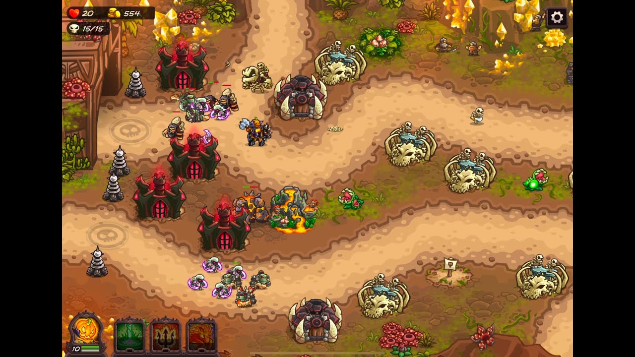 Kingdom Rush Vengeance - Lost Passage - Veteran 3 Stars