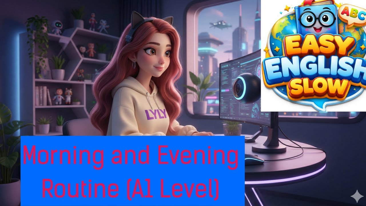 Slow English | Morning & Evening Conversations (A1