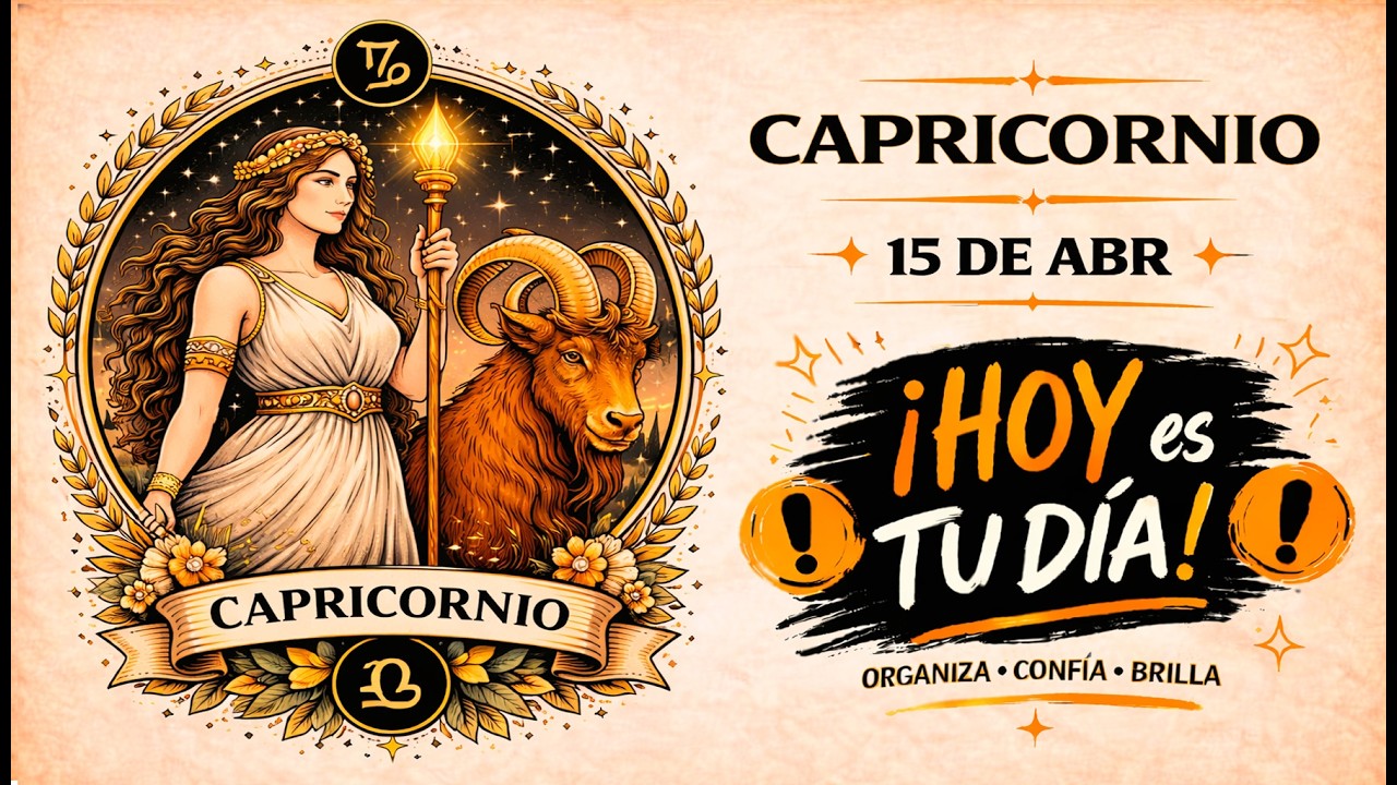 Capricornio♑🔥El 15 de abril Te Caer&aacute; Un Rayo De Fortuna Que Nadie Vio Venir💰⚡Tu Vida Se Parte En Dos