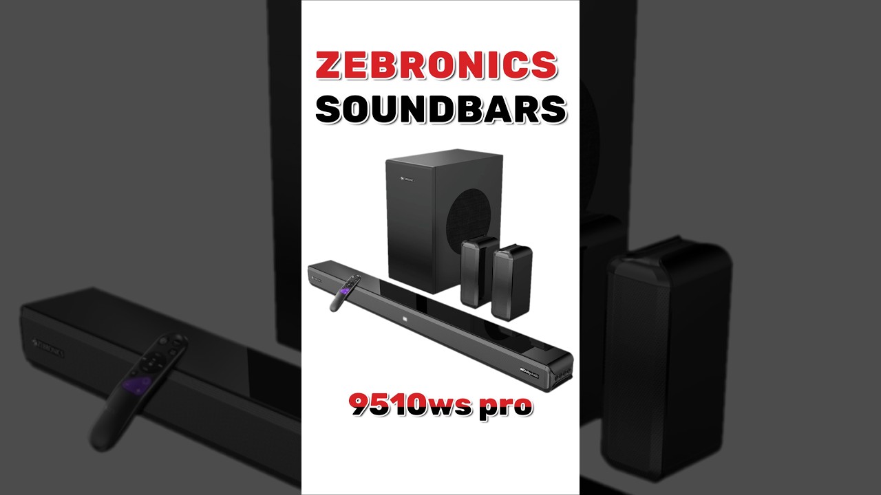 Best Zebronics Soundbar 2026 🔊 | ZEBRONICS  9510ws PRO soundbar