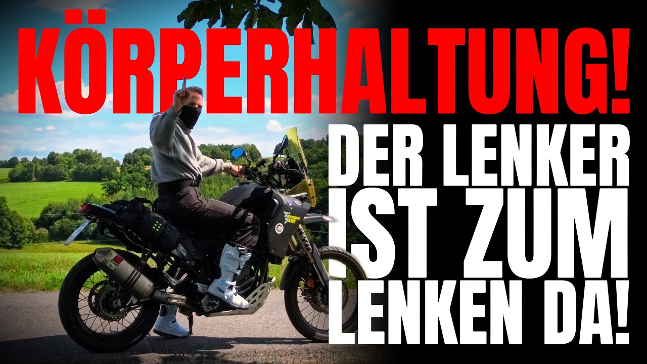 Nach diesem Video fährst du SOFORT besser MOTORRAD! KÖRPERHALTUNG!