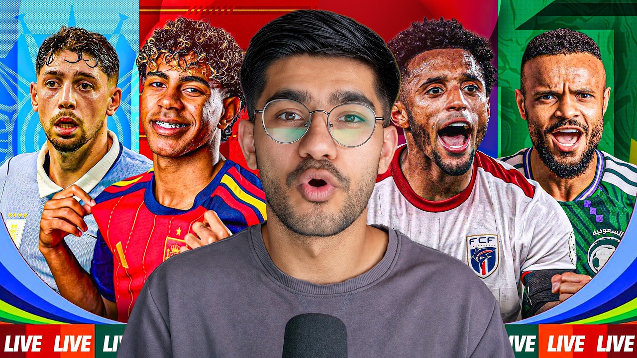Uruguay vs Spain World Cup 2026 WATCHALONG LIVESTREAM