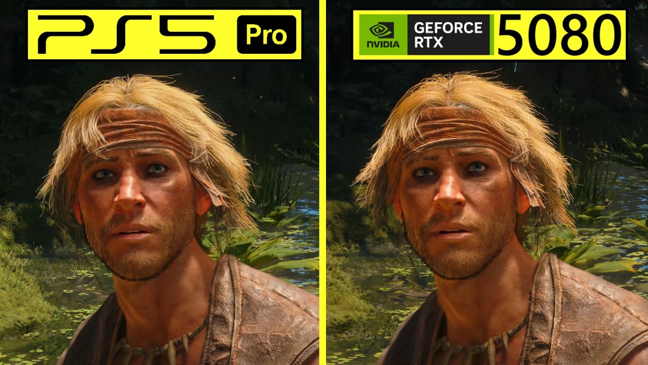 Assassin's Creed Black Flag: сравнение графики PS5 Pro и PC RTX 5080 в 4K с трассировкой лучей