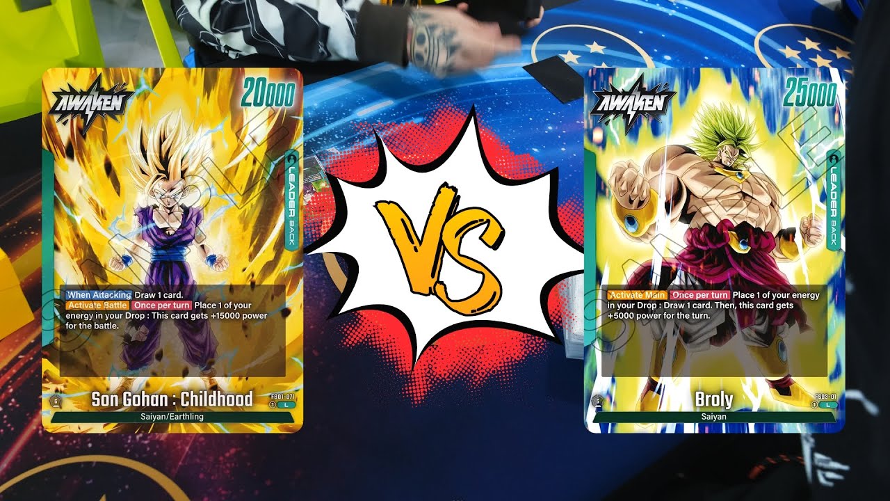 GOHAN VS BROLY | PARTIDA COMENTADA EN ESPAÑOL - DRAGON BALL SUPER FUSION WORLD CARD CAME