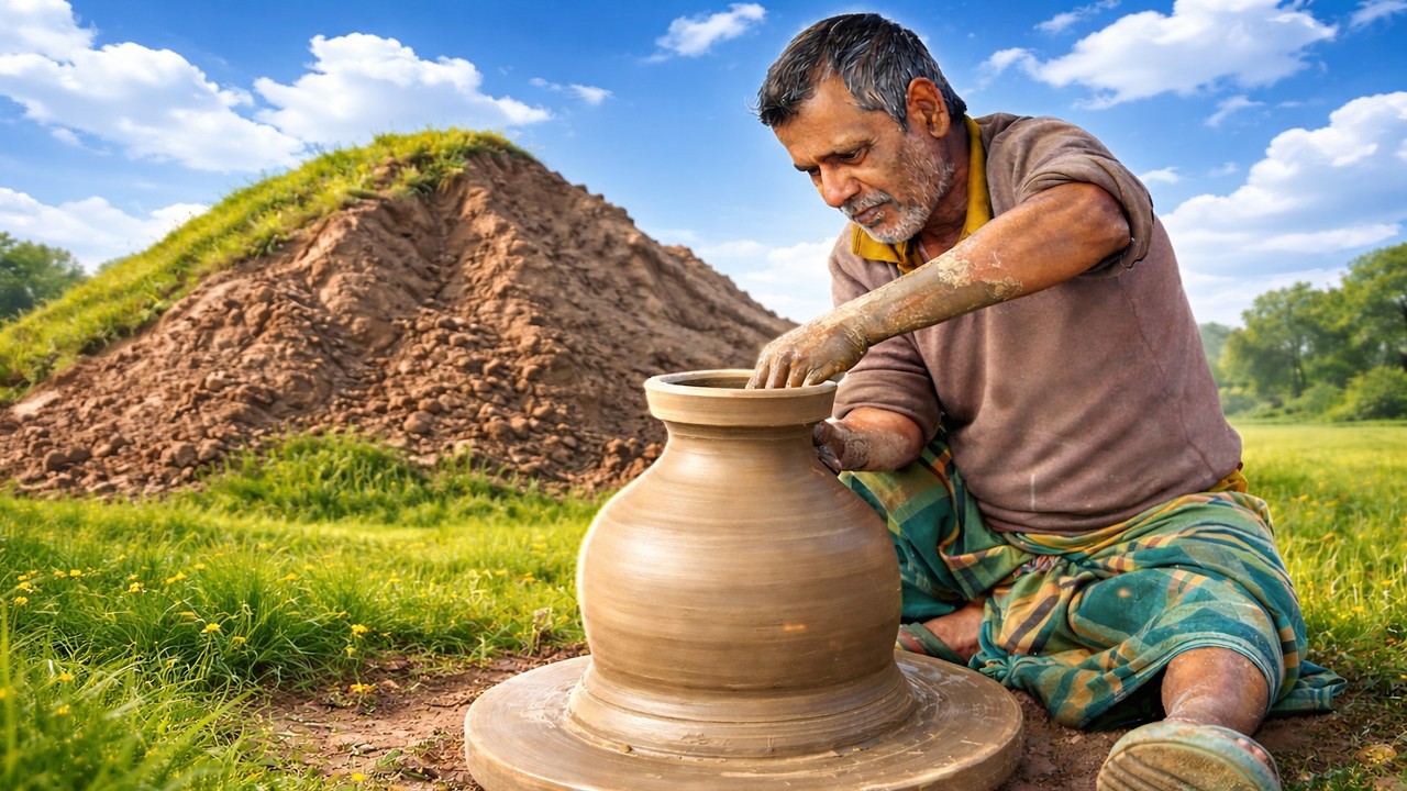 Amazing Clay Pot Making Process | Handmade Pottery Mass Production From Raw Clay