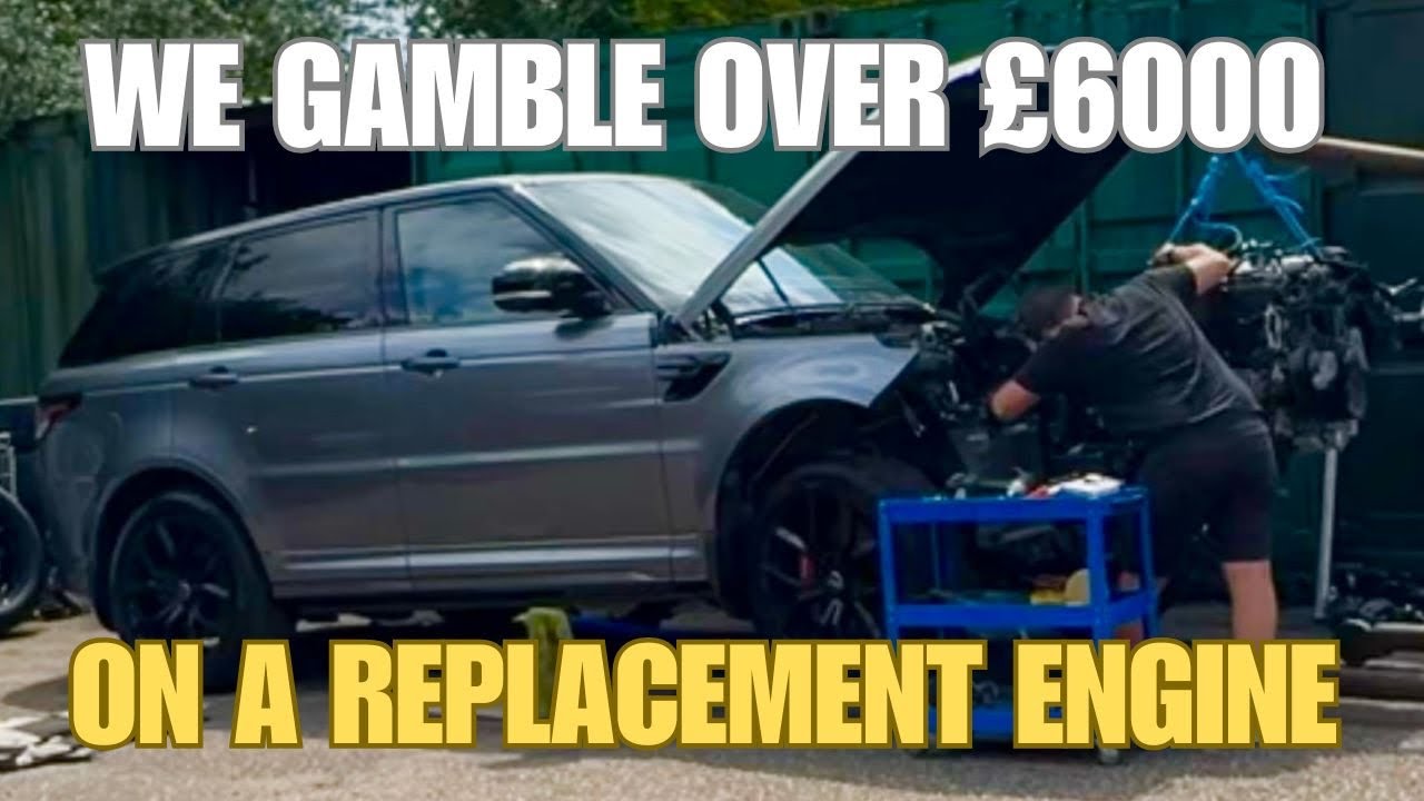 WE FIT A NEW ENGINE TO OUR FINANCE REPO 5.0 SVR RANGE ROVER PT3