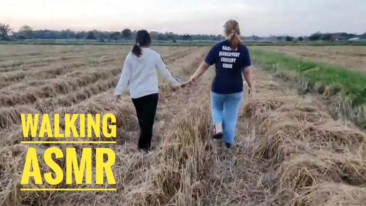 ASMR "Crunchy walking" : footsteps sound effect.