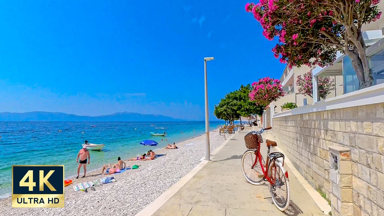 Gradac to Drvenik Croatia 4K Makarska Riviera Biking Tour 2025