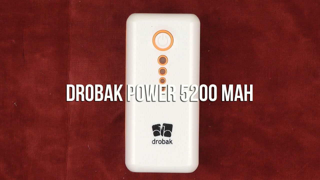 Распаковка Drobak Power 5200 mAh White