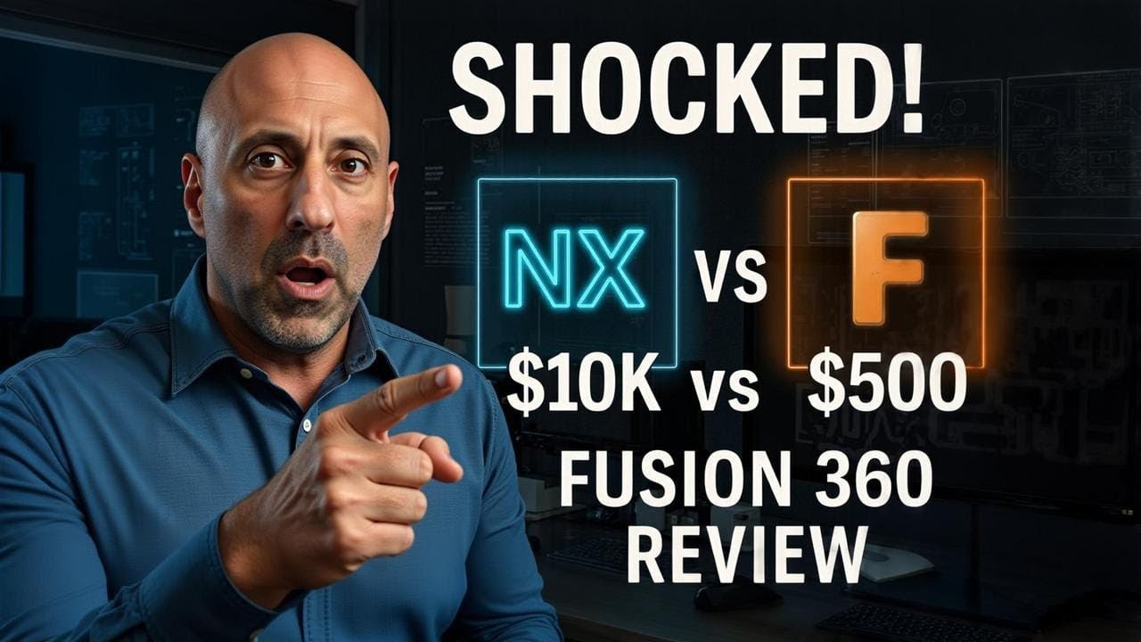 🤯 NX Expert Tries Fusion 360 for First Time - I'm Actually Impressed!