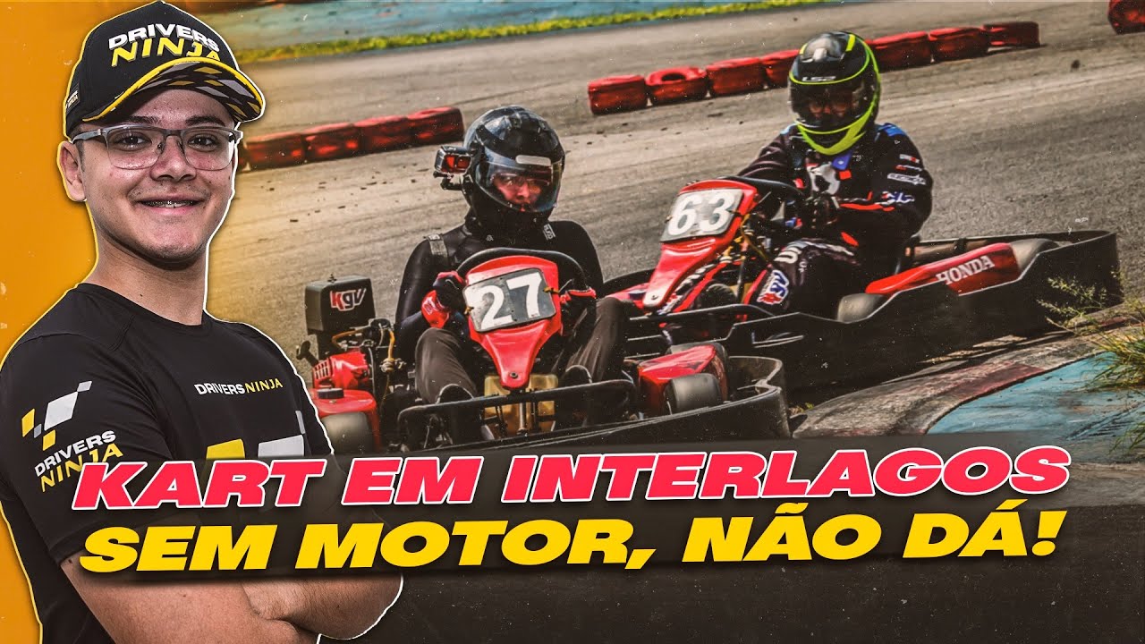 SEM MOTOR FICA DIFÍCIL! - Kartódromo de Interlagos