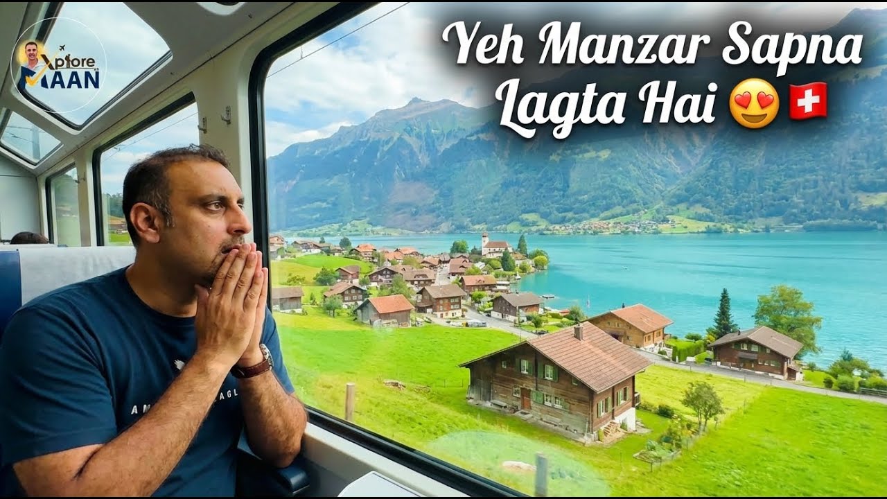Brienz to Interlaken | Switzerland’s Most Beautiful Journey 🇨🇭 | Panoramic Train Views