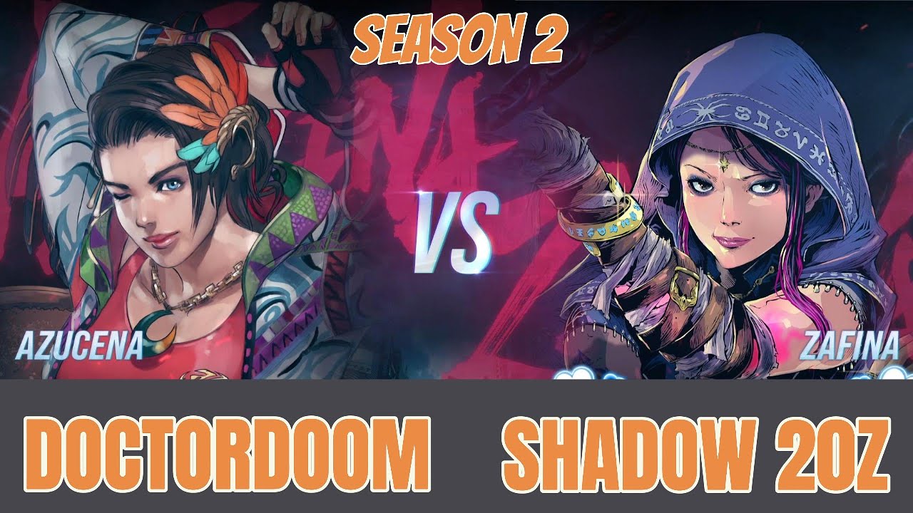 AZUCENA (DoctorDoom) vs. ZAFINA (Shadow 20z) Tekken 8 SE2 Ranked Matches