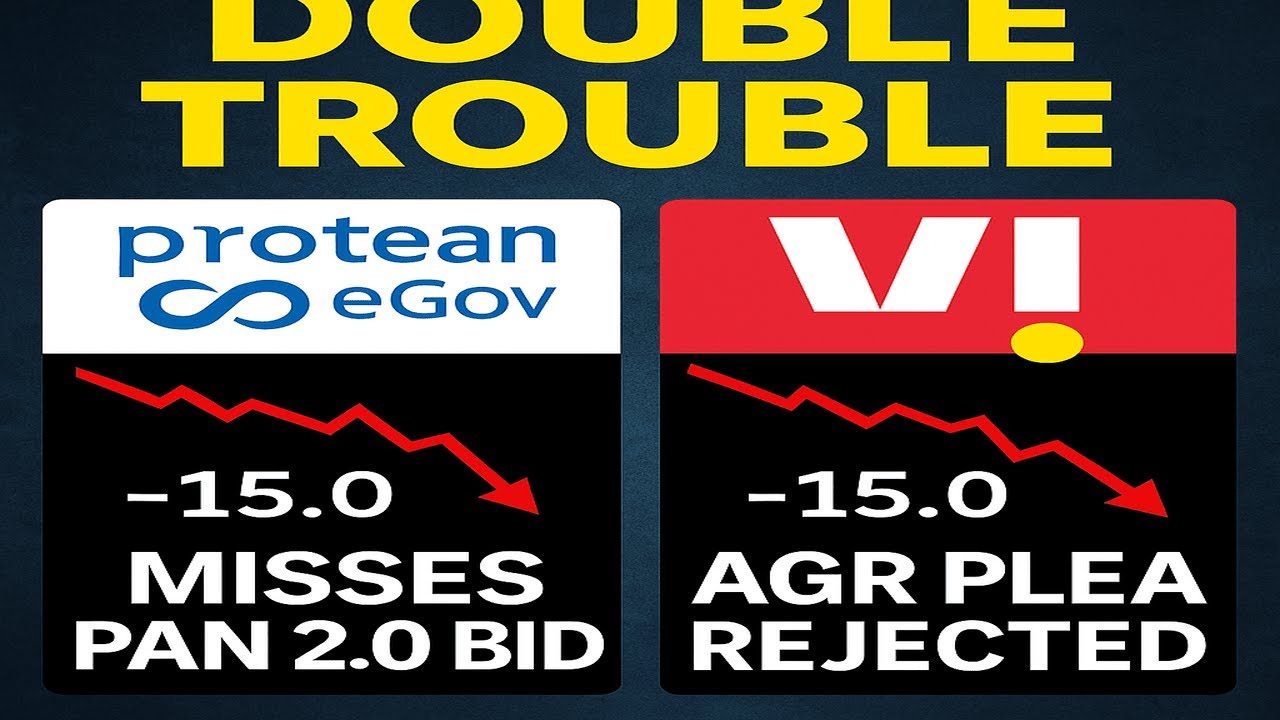 Double Trouble: Protean eGov Misses PAN 2.0 Bid; Vodafone Idea's AGR Plea Rejected