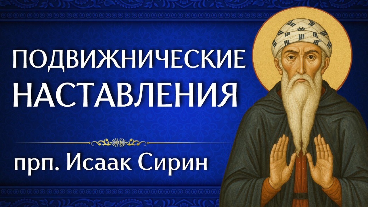 ПОДВИЖНИЧЕСКИЕ НАСТАВЛЕНИЯ | прп. Исаак Сирин