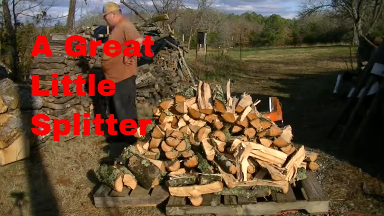 Fixing & Testing The Amazon Superhandy Log Splitter On Some Oak & Hickory Firewood