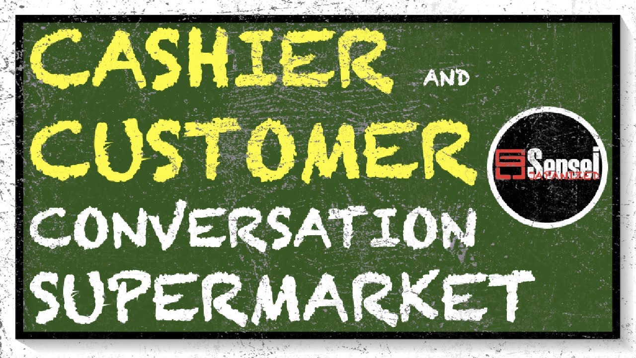 [CONVERSATION] HOW TO TALK TO A CASHIER IN A SUPERMARKET IN JAPAN