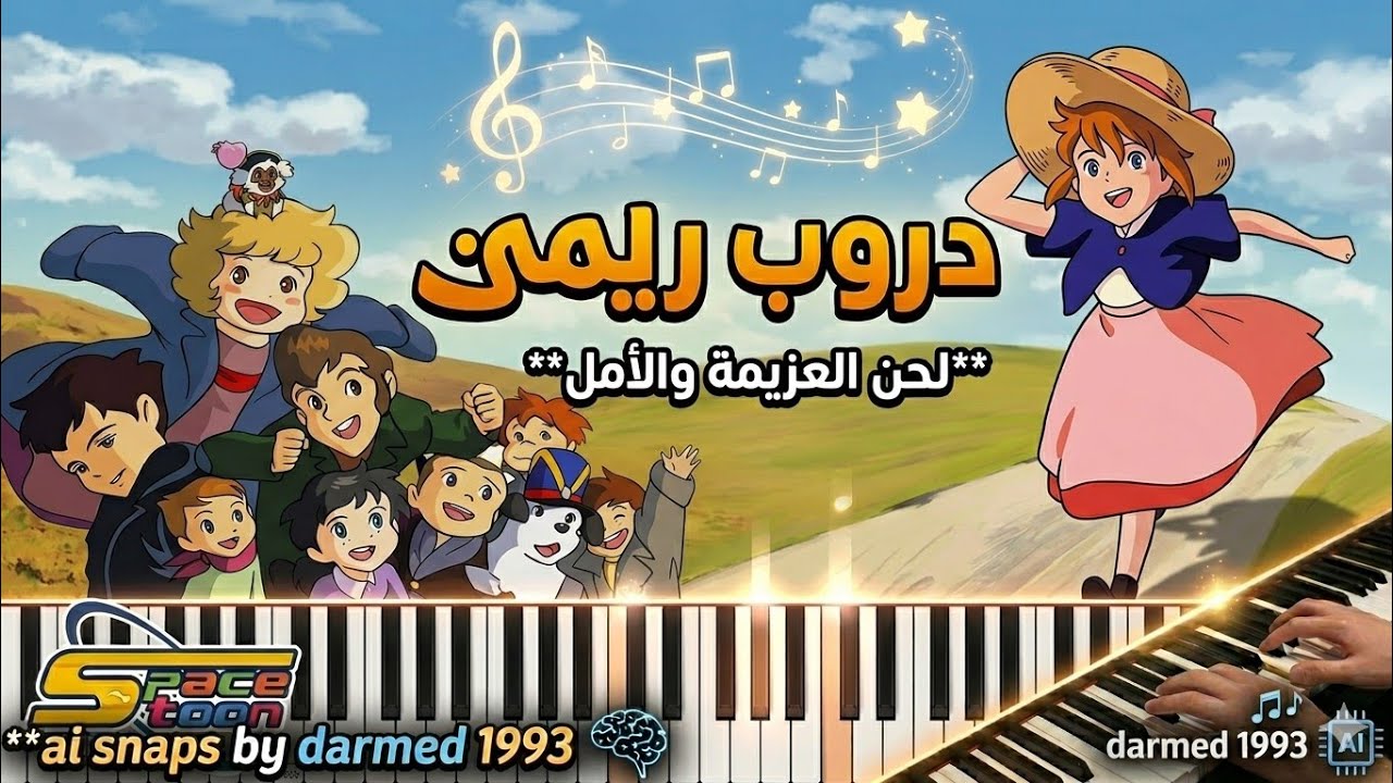 عزف مررت بخاطري فكرة -  لحن ريمي بيانو مع الكلمات | rimi piano