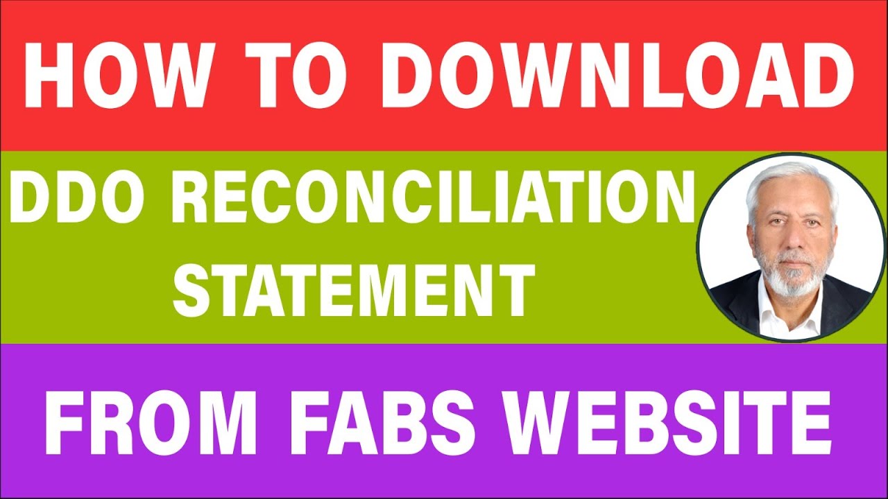Online DDO Monthly Reconciliation Statement
