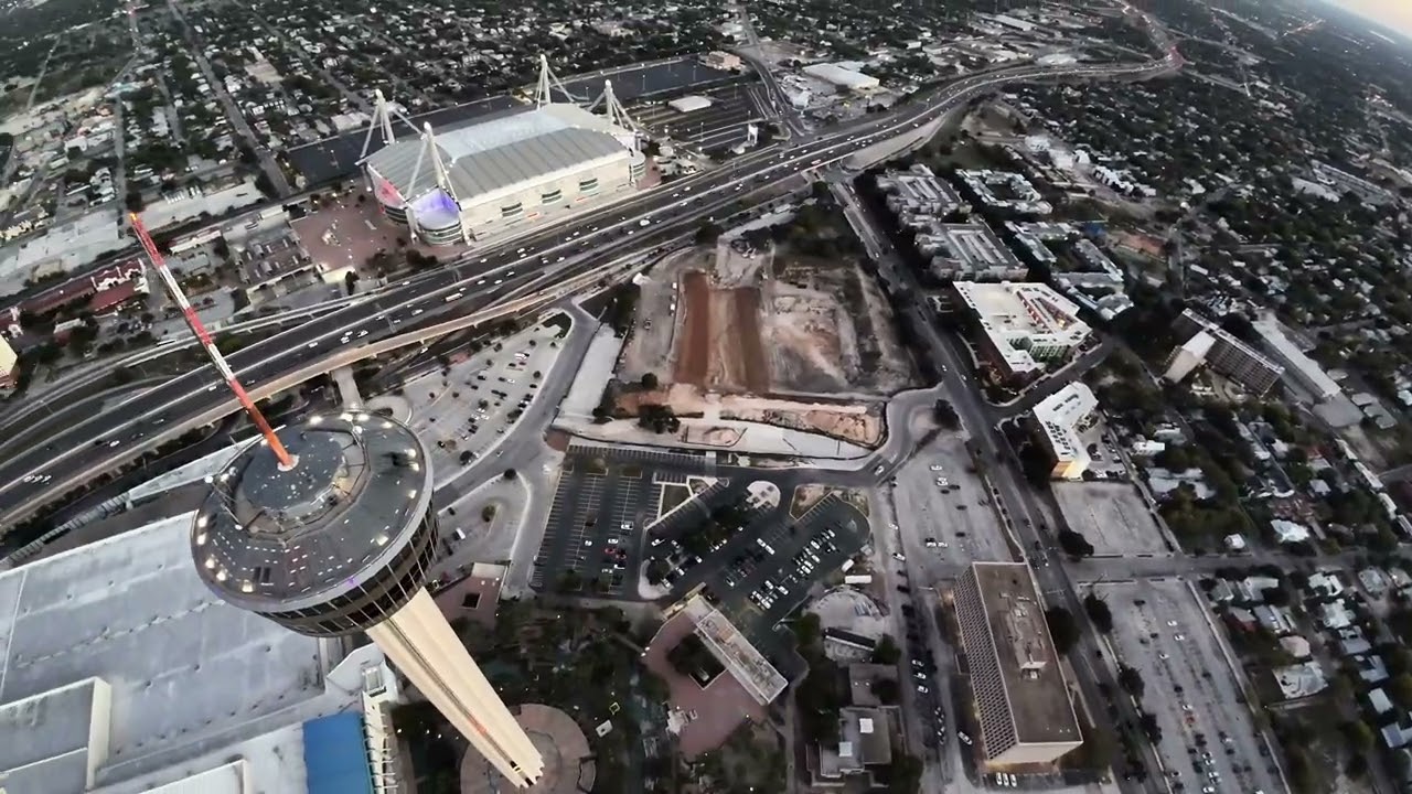 DJI City Scape. San Antonio TX Downtown