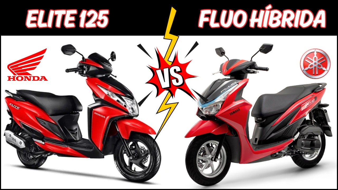 FLUO 125 HIBRIDA ou ELITE 125: Qual é a melhor scooter de entrada em 2025?