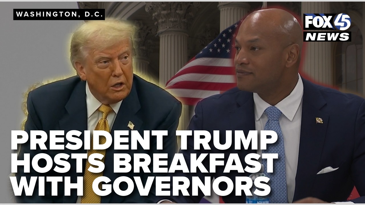 President Trump hosting Breakfast with Governors