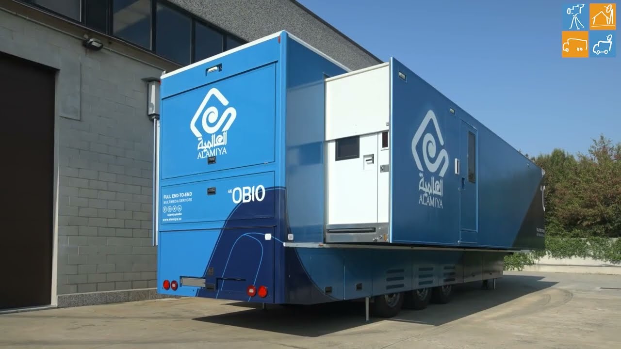 ALAMIYA OB10 - 24 Cameras UHD HDR OB-trailer