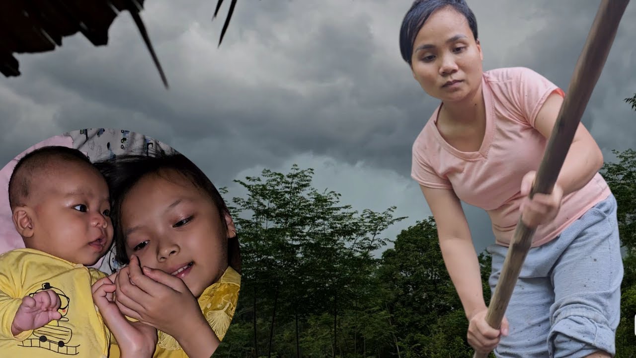 Сильный дождь, 27-летняя мать-одиночка и двое детей выживают в лесу.