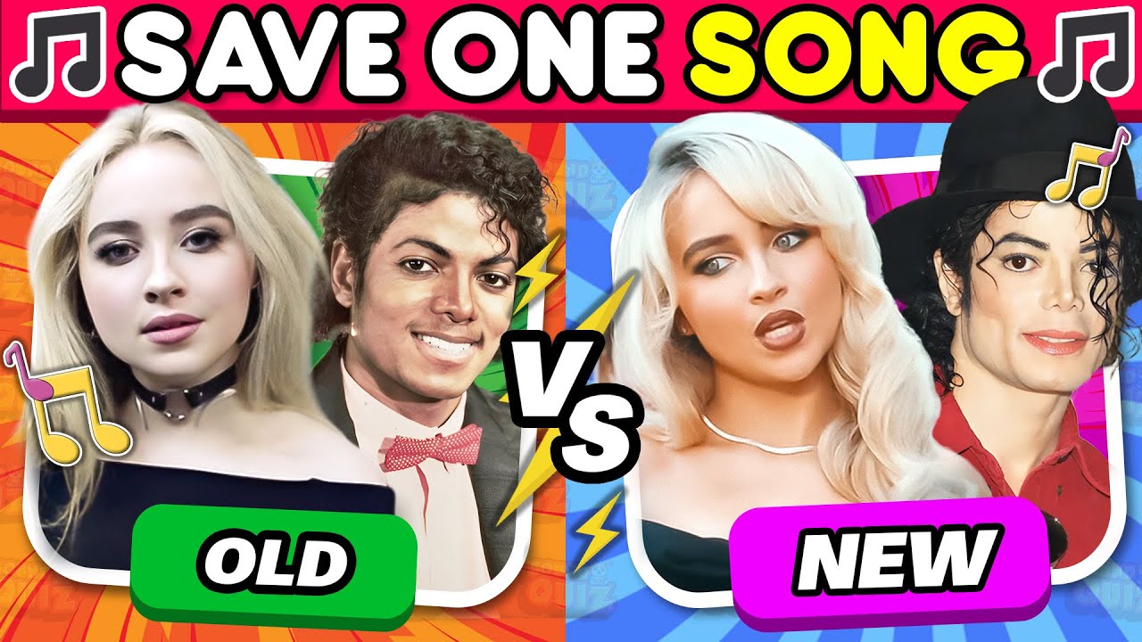 SAVE ONE SONG 🎵 OLD vs NEW (Same Singers) | Music Quiz Challenge #4