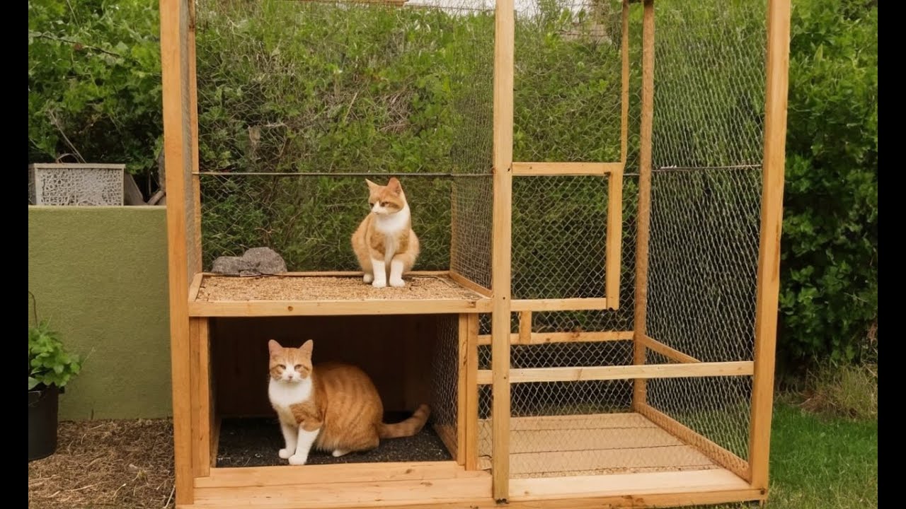 How to Build an Outdoor Cat Enclosure: Safe and Fun!