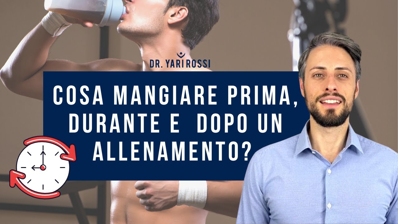 Cosa mangiare prima, durante e dopo un allenamento?