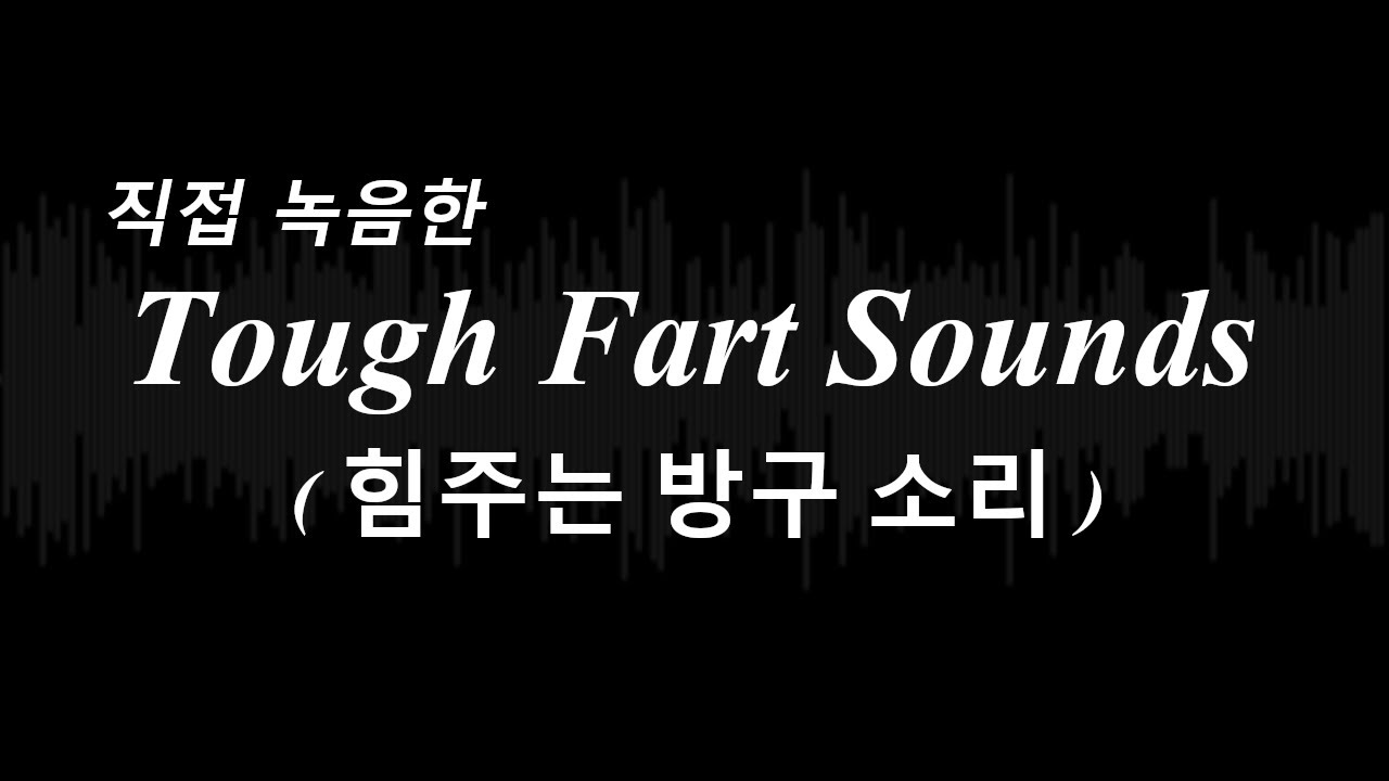 [무료효과음]힘주는 방구뀌는 소리 / Tough Fart Sounds /おなら, kentut, 屁, pedo / Soundeffects / DOWNLOAD