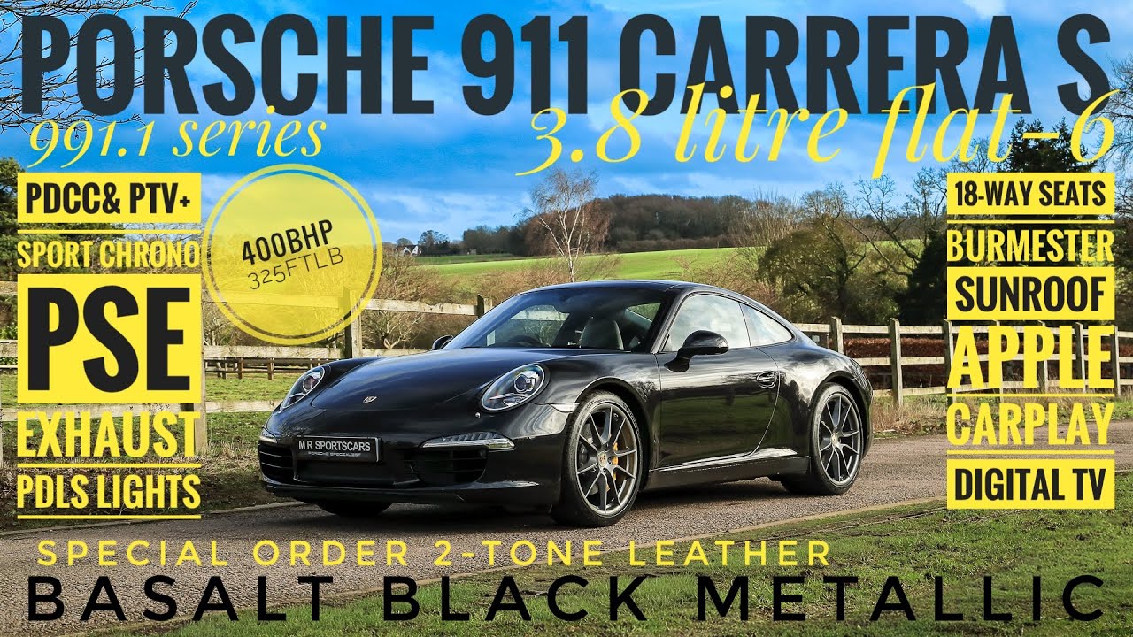 Porsche 911 Carrera S 991 Coupe, цена от 30 000 фунтов стерлингов. Комплектация: Burmester Chrono...
