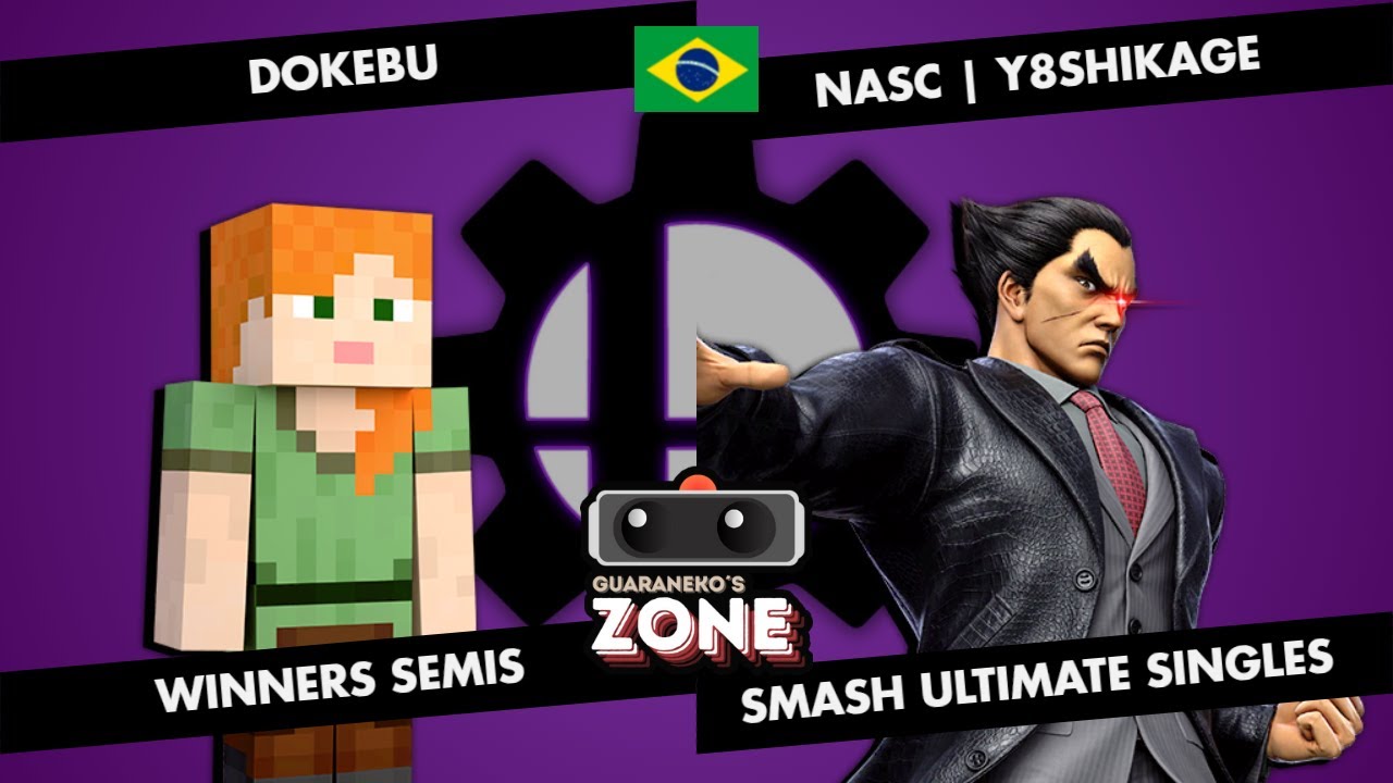GUARANEKO'S ZONE #30 WSF - dokebu (Steve) vs. Y8shikage (Kazuya) - SSBU BRASIL - Smash Ultimate